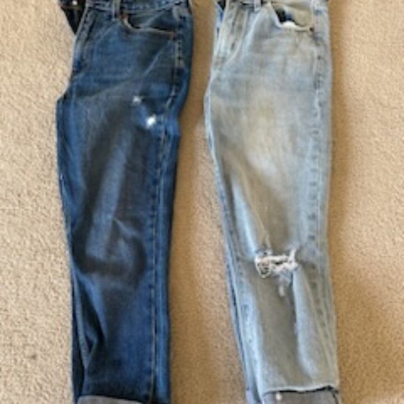 Abercrombie Mom Jeans, Boyfriend Jeans - Size 24/00 - Picture 2 of 2